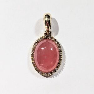 Vintage H Stern Rhodochrosite Diamond Pendant